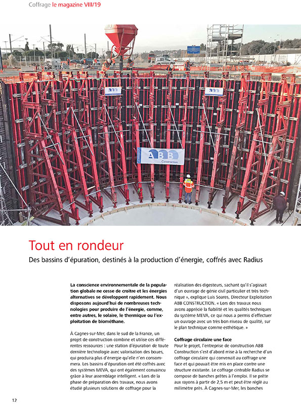 Coffrage Le Magazine, MEVA - ABB-Construction